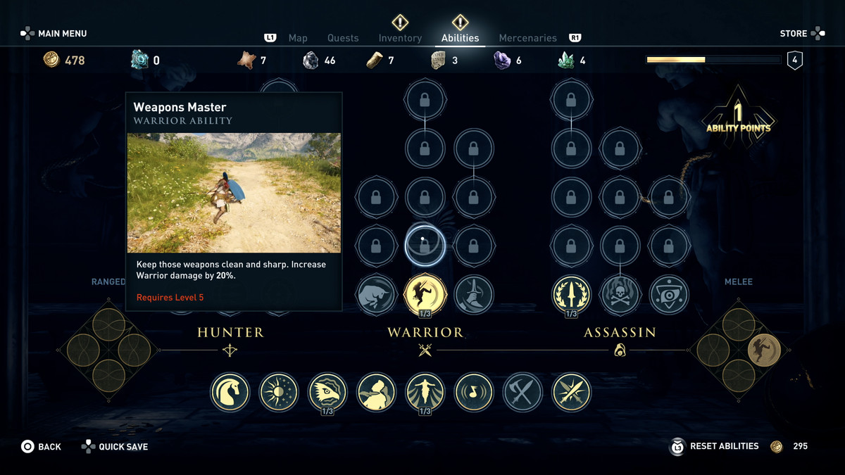 Abilities in Assassin’s Creed Odyssey