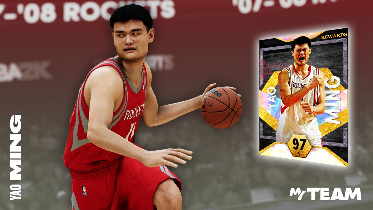 NBA legend Yao Ming in NBA 2K.
