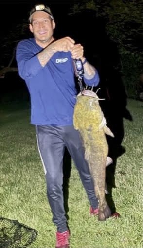 Fox River flathead catfish. Provided by Dicky’s Bait Shop