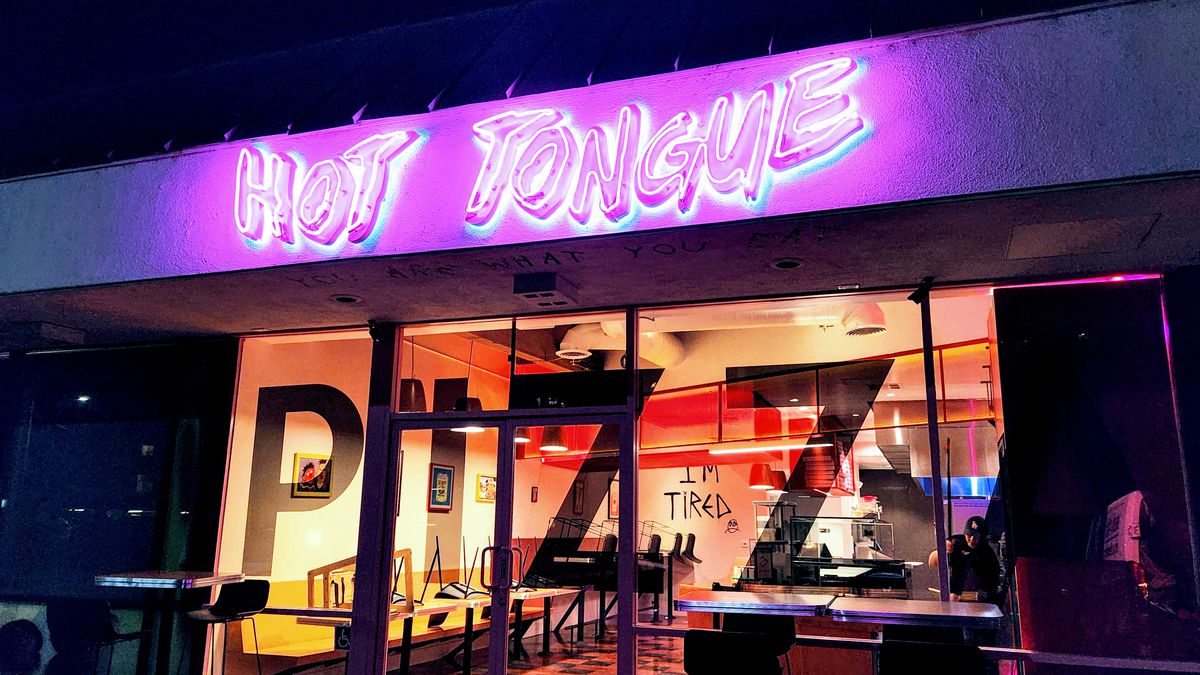 Hot Tongue pizza parlor in Silver Lake, California