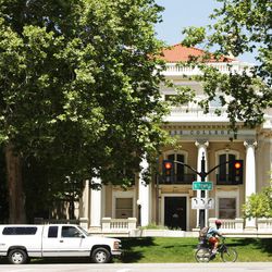 The historic Wall Mansion stands on South Temple in Salt Lake City Tuesday, May 27, 2014. The Church of Jesus Christ of Latter-day Saints has donated the building to the University of Utah. The building will become a community gathering place and a facility to host business and community leaders from around the globe.