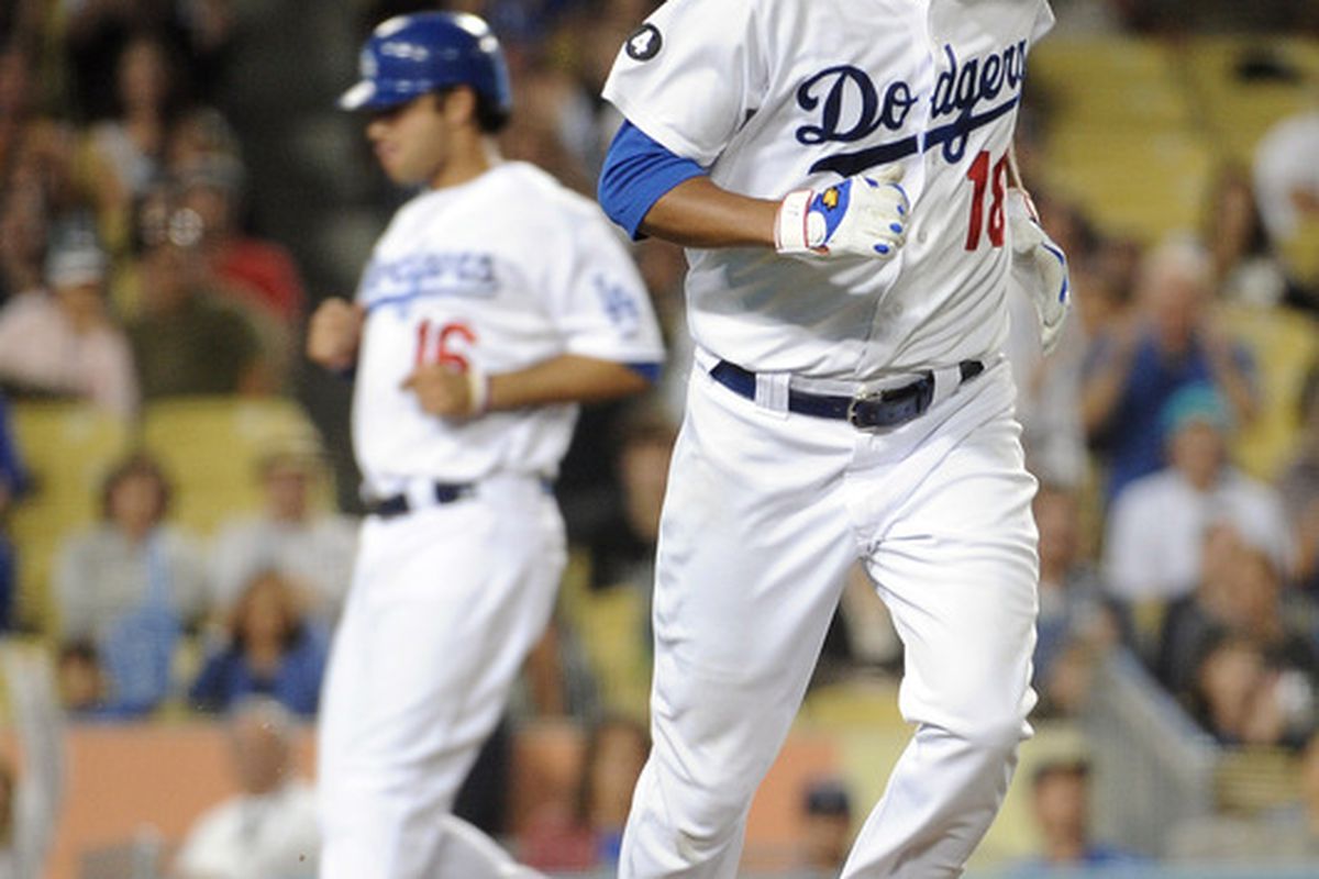 This wasn't the last time Andre Ethier would make an impact on the second inning tonight.