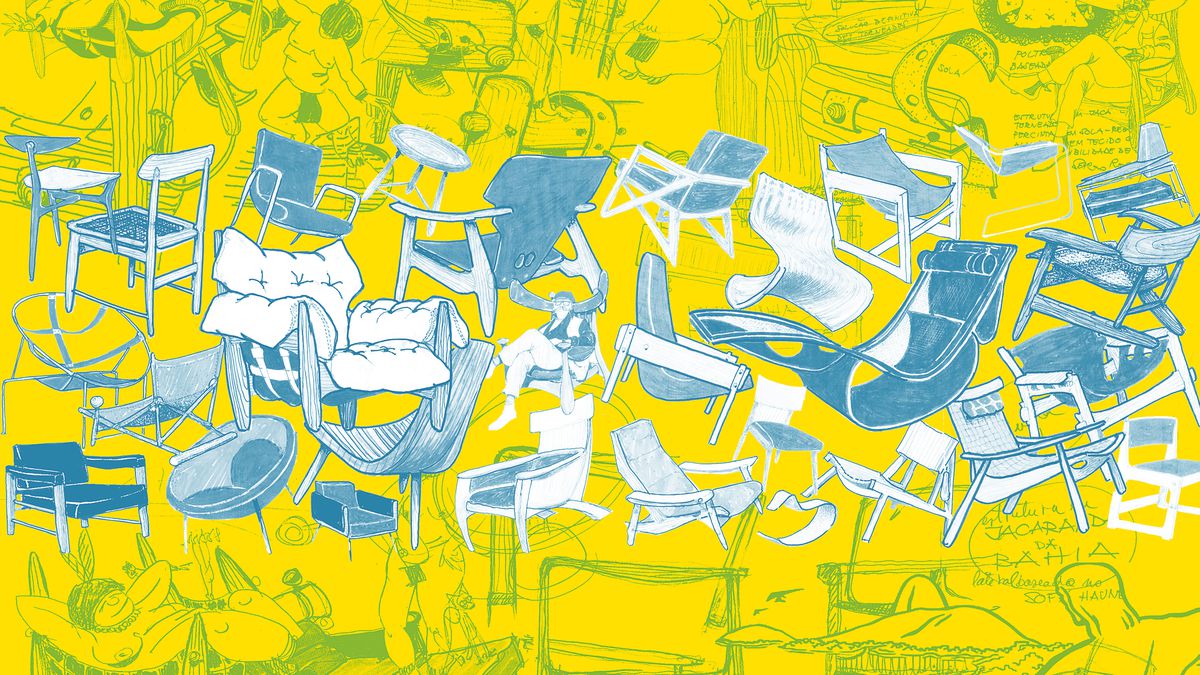 Illustrated history of Brazilian chair designs
