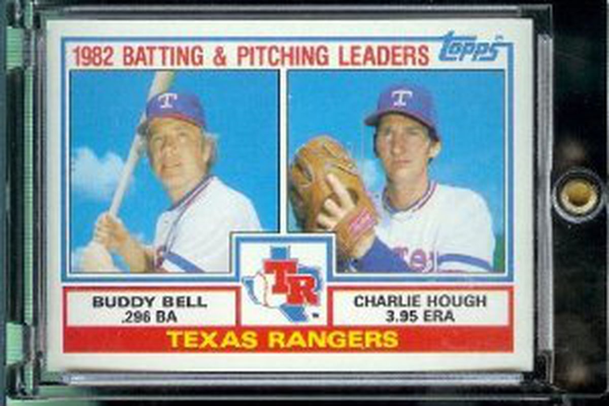 Buddy Bell and Charlie Hough