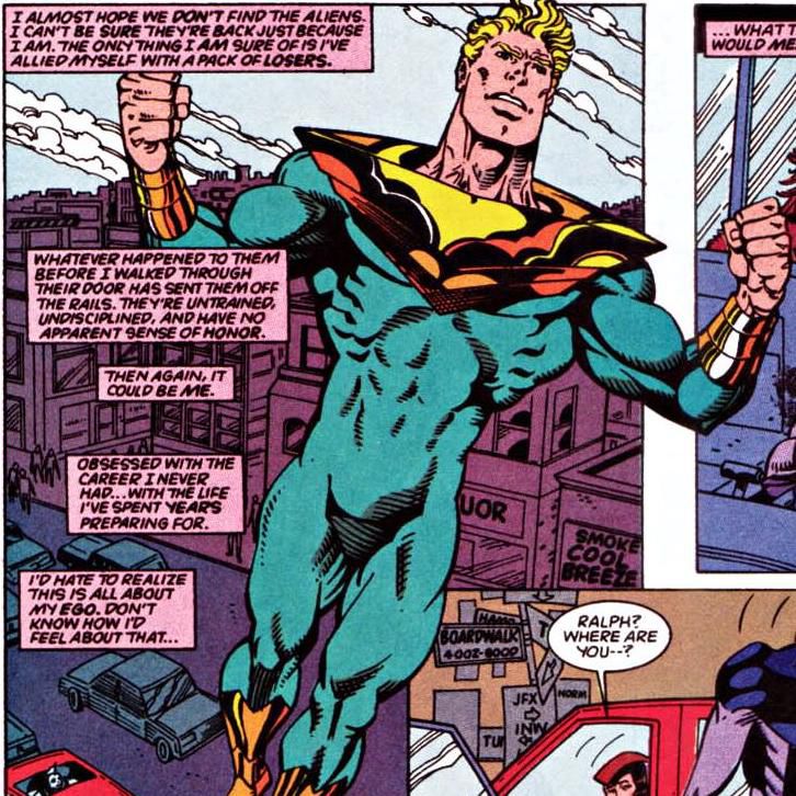Triumph, a DC Comics superhero. 