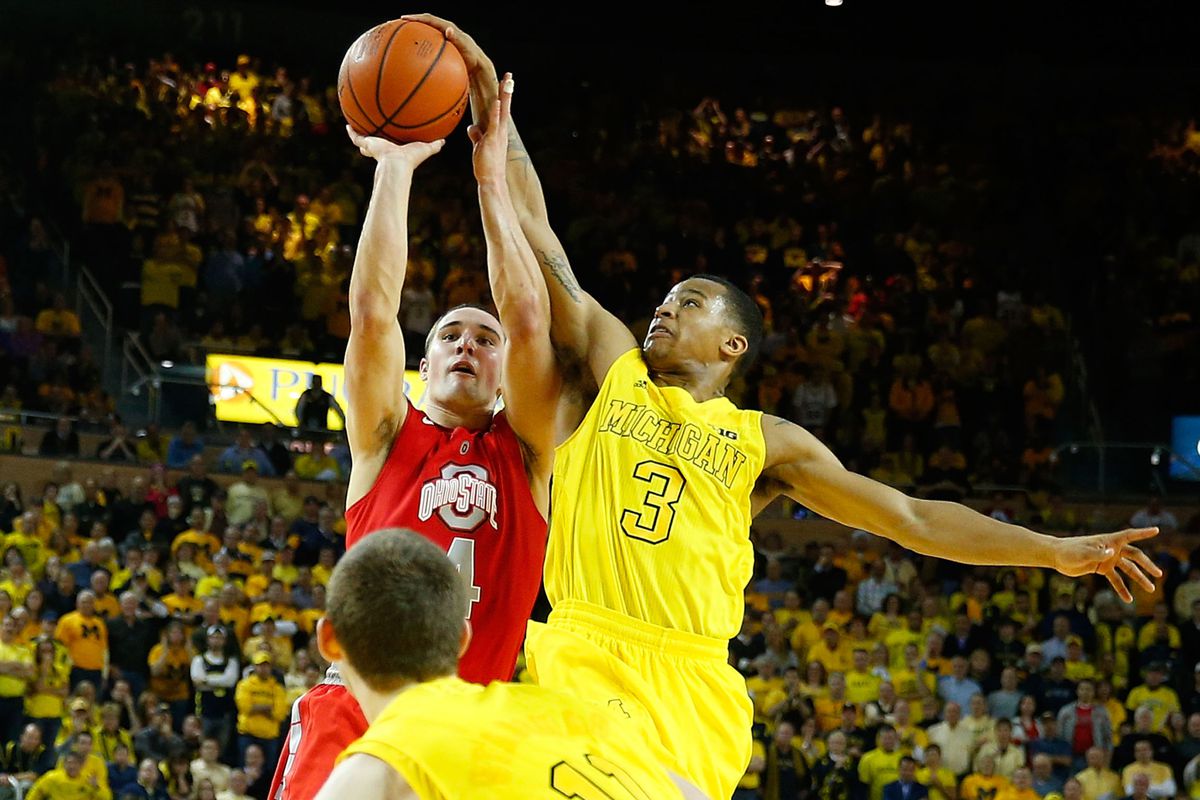 Trey Burke's dramatic block sealed Michigan's overtime win over Ohio State last Tuesday.