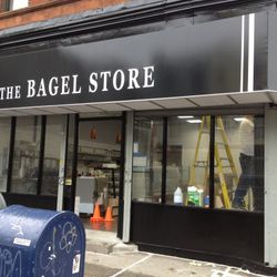 The Bagel Store on Bedford and South 4th.