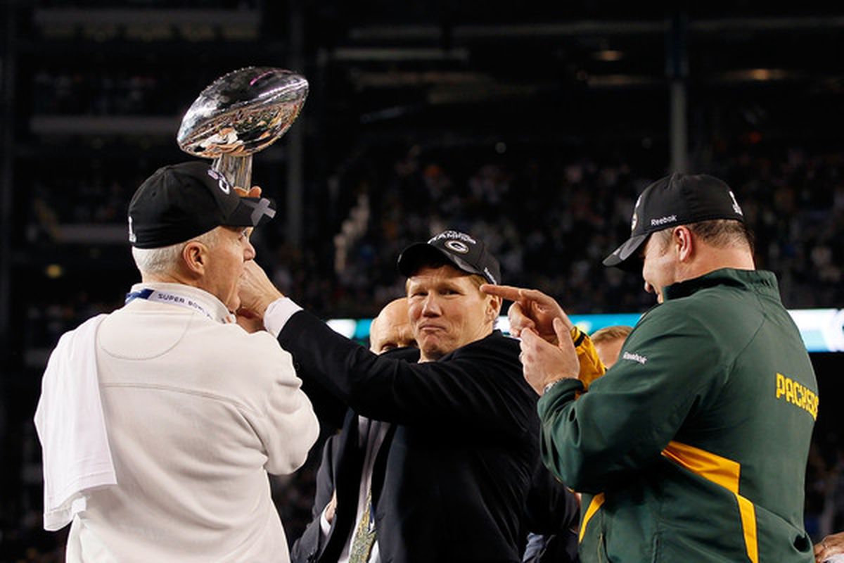 Don't worry, Mark Murphy will be looking to win a few more of these in Green Bay. (Photo by Kevin C. Cox/Getty Images)