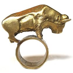 <b>Cold Picnic</b> Bison ring, $40 (was $80)