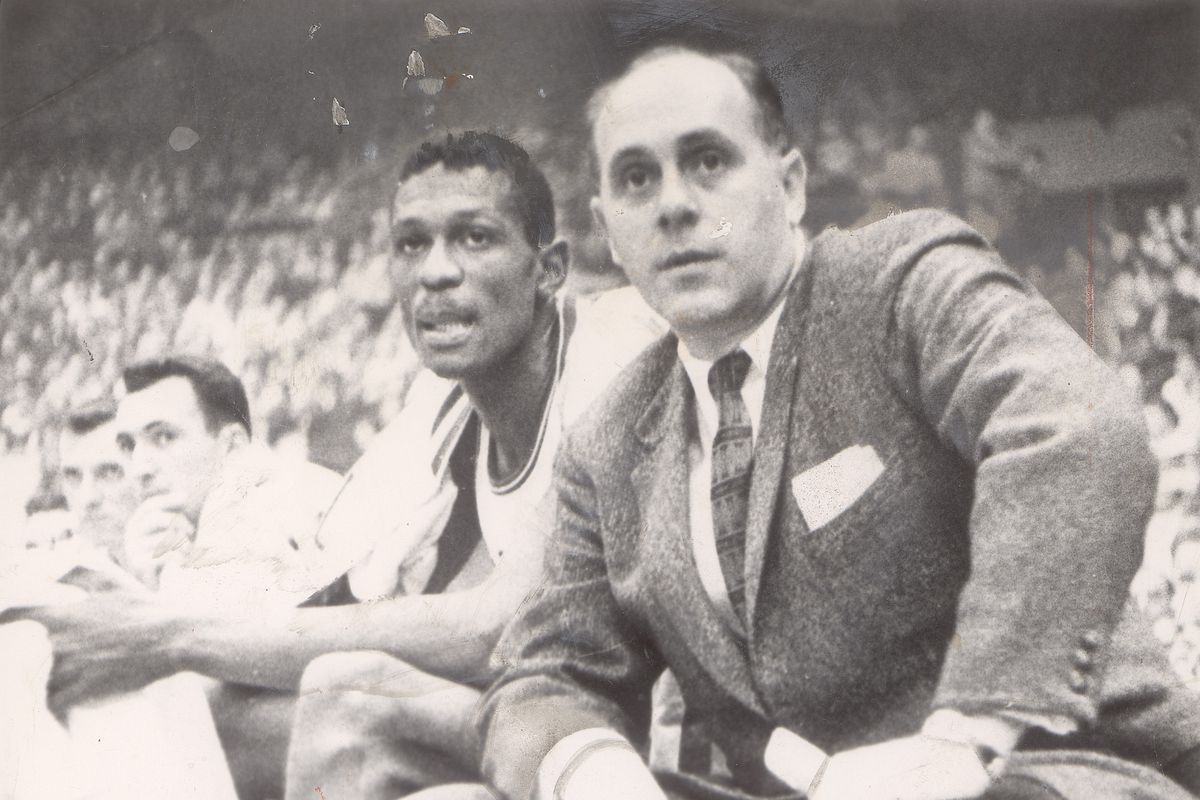 Bill Russell With Red Auerbach
