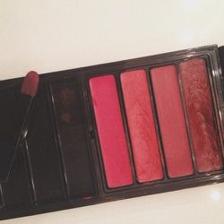 This <b>Serge Lutens</b> lip palette is insane—great colors and so silky on the lips.