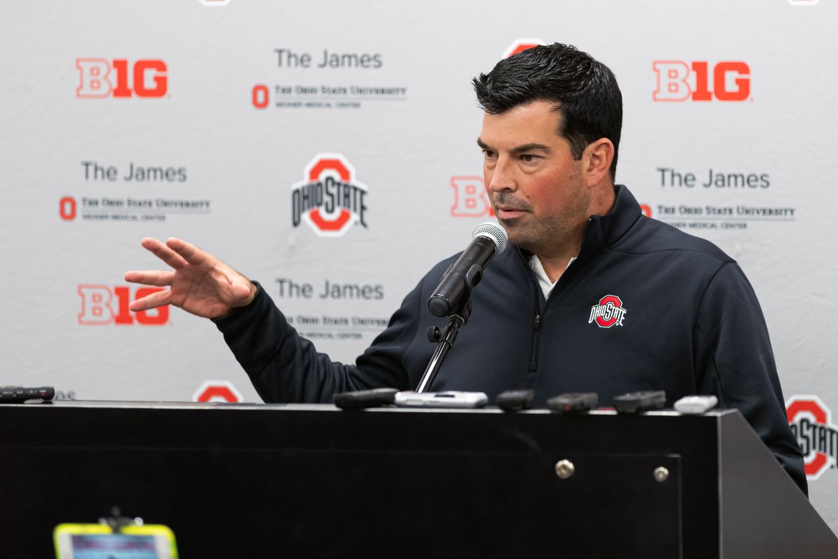 COLLEGE FOOTBALL: AUG 27 Ohio State Press Conference