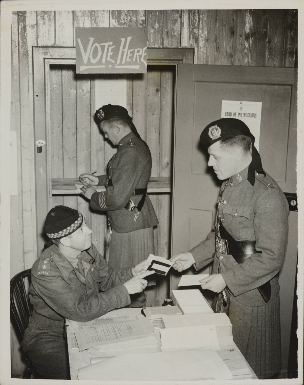 Canadian Soldiers Vote