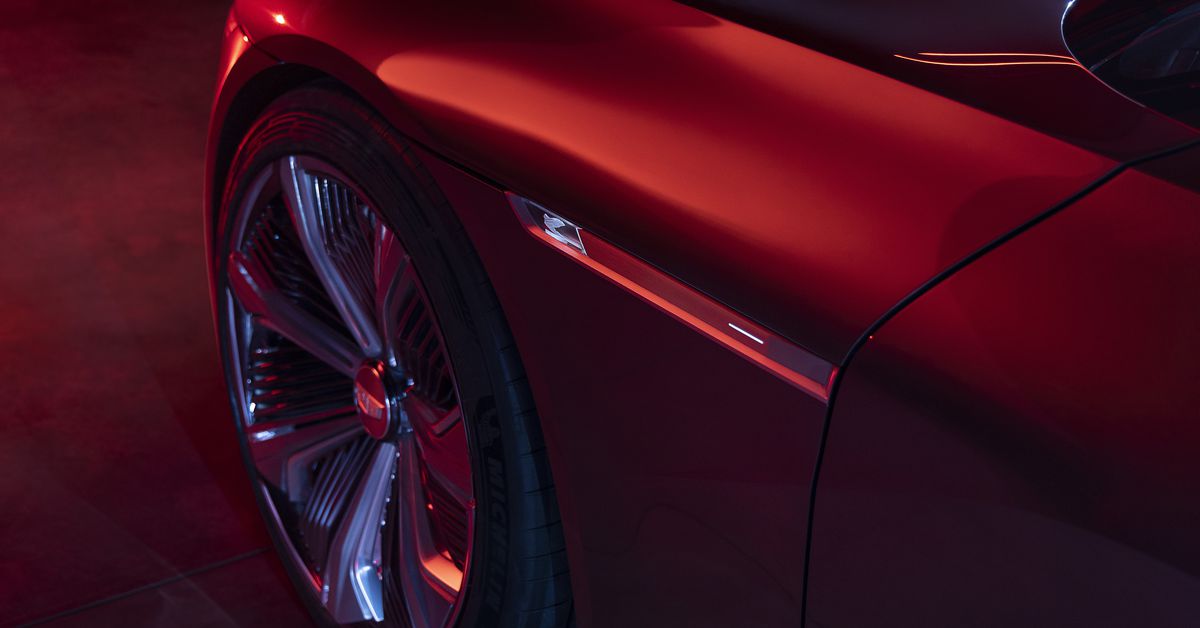 GM offers more glimpses of the electric Cadillac Celestiq show car