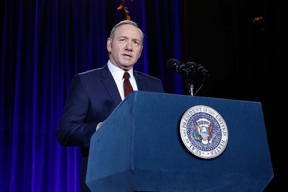 The Smithsonian And Netflix Host A Portrait Unveiling And Season 4 Premiere Of 'House Of Cards'