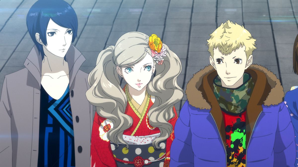 a group of teenagers in Persona 5 Royal