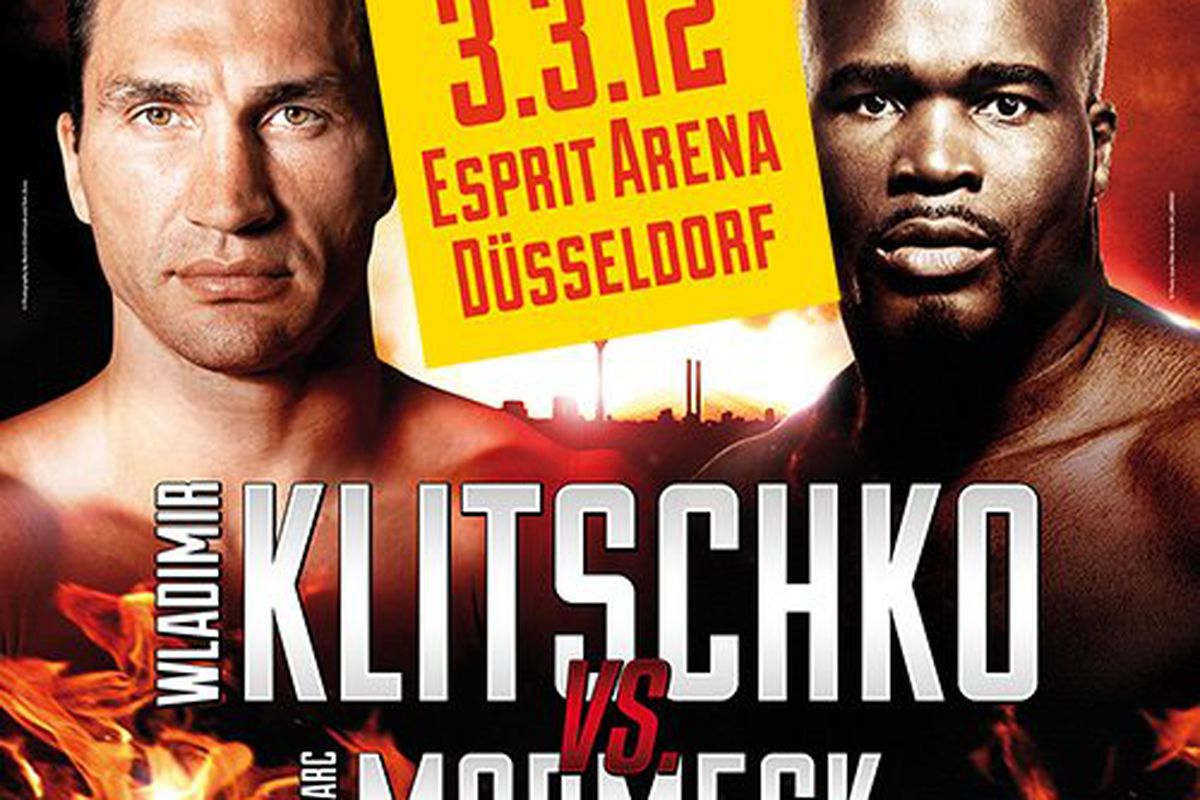 Wladimir Klitshko isn't expected to be tested today against Jean Marc Mormeck.