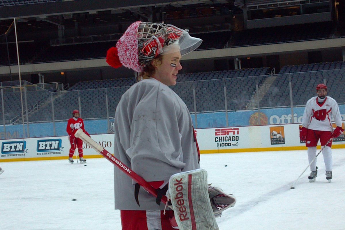 Joel Rumpel has been tabbed to start between the pipes for Wisconsin.