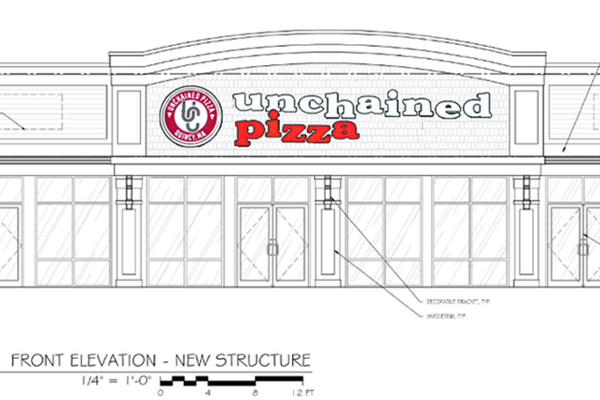 Rendering for Unchained Pizza in Quincy