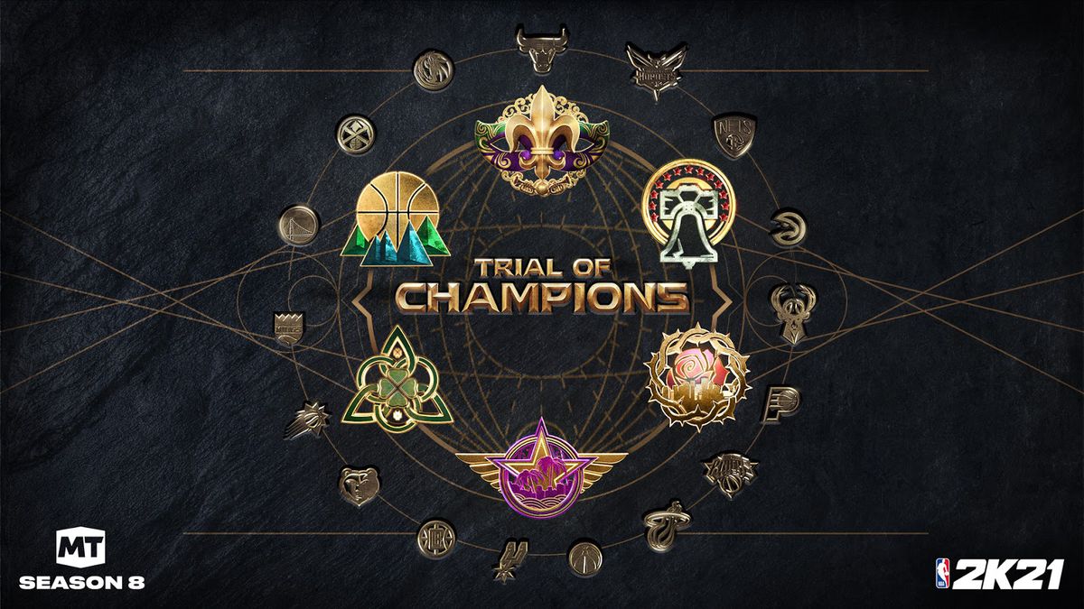 A look at the logos for ‘Trial of Champions.’