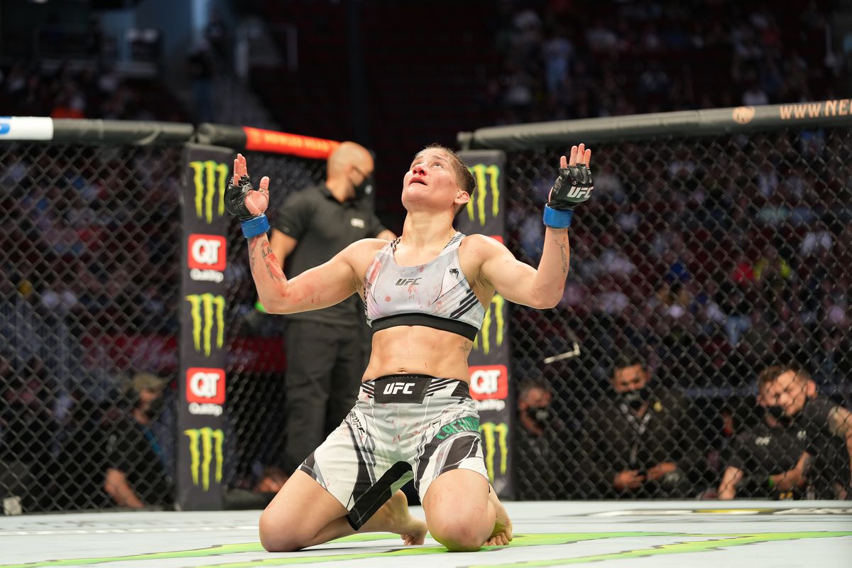 MMA: MAY 15 UFC 262 - Priscila Cachoeira vs. Gina Mazany