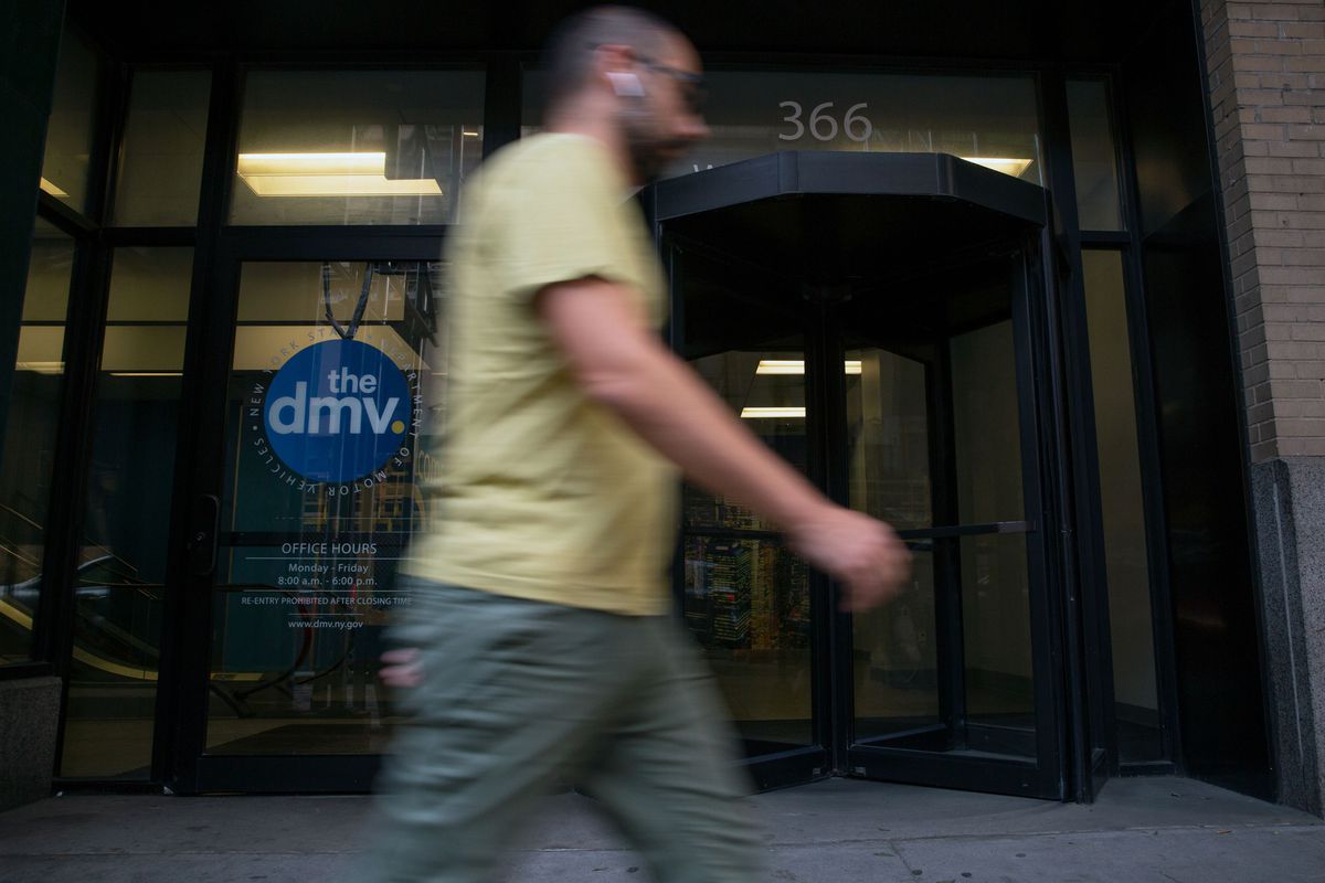 The Department of Motor Vehicles office on West 31st Street in Manhattan, July 8, 2019. 