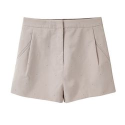 Acne StudiosMacau silk shorts at La Garconne, <a href="http://www.lagarconne.com/store/item.htm?itemid=11623&sid=1195&pid=">$84 (were $350)</a>