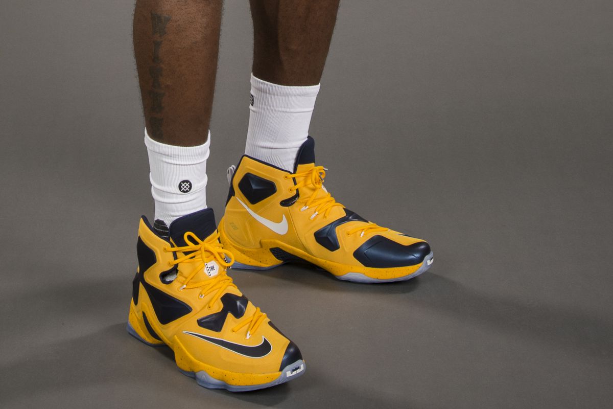 LeBron James in the newly release LeBron XIII