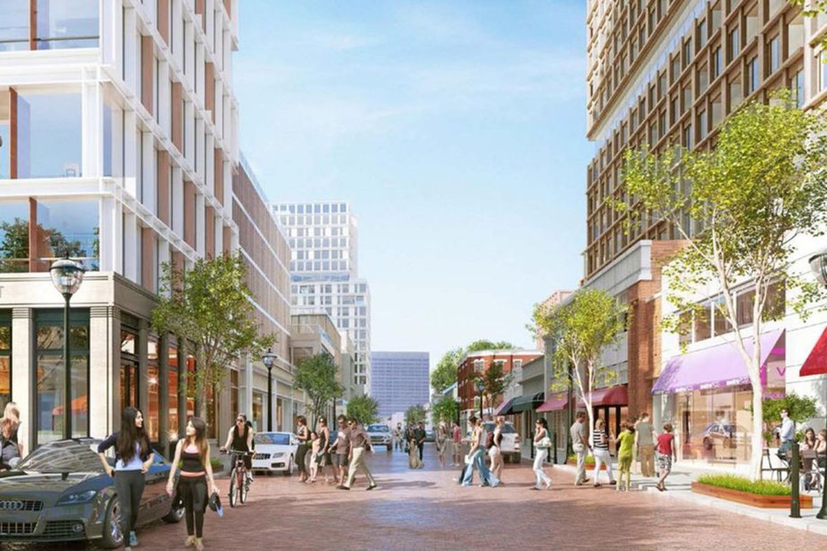 Renderings for the WRS vision for a reborn Underground Atlanta. 