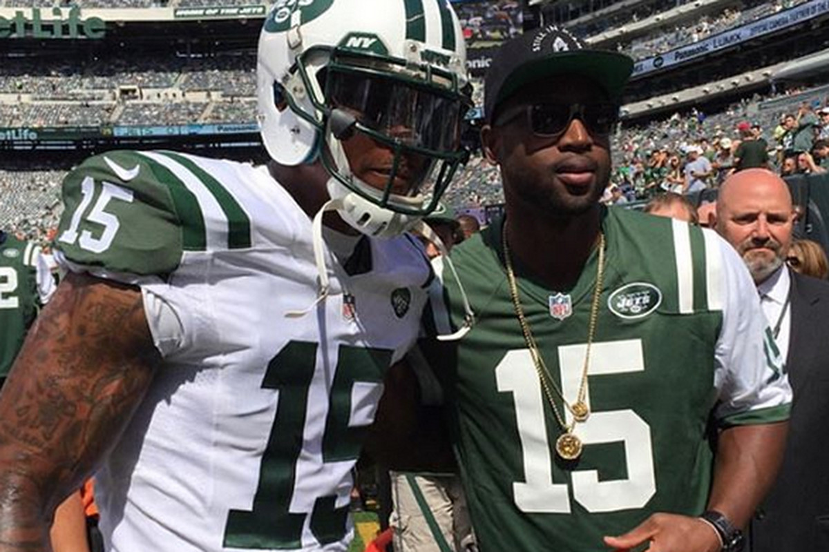 Dwyane Wade watched Jets game in Brandon Marshall jersey - Chicago ...