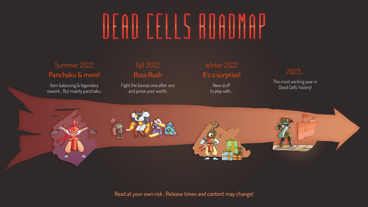 The 2022 road map for Dead Cells