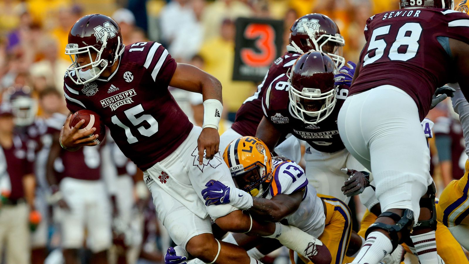 Offensive Line Dominates In Mississippi State's Victory Over LSU  For