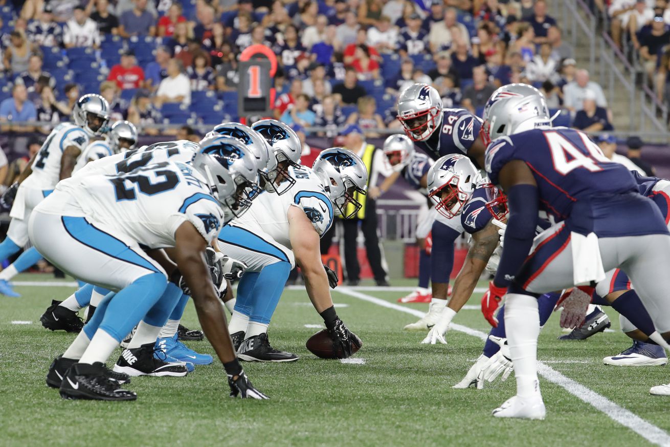 NFL: AUG 22 Preseason - Panthers at Patriots