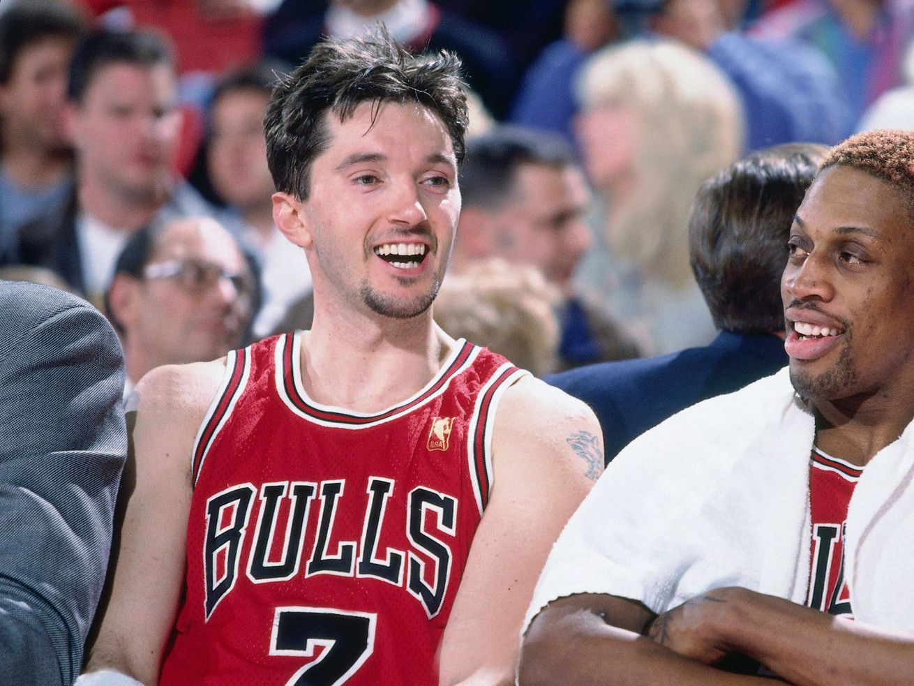 “The difficult thing for me was adjusting to the new team,’’ new Hall of Famer Toni Kukoč said of joining the Bulls. “As well as I played here in Europe, it was something totally different. I had to get used to a new system, new teammates, a new coaching staff.” 