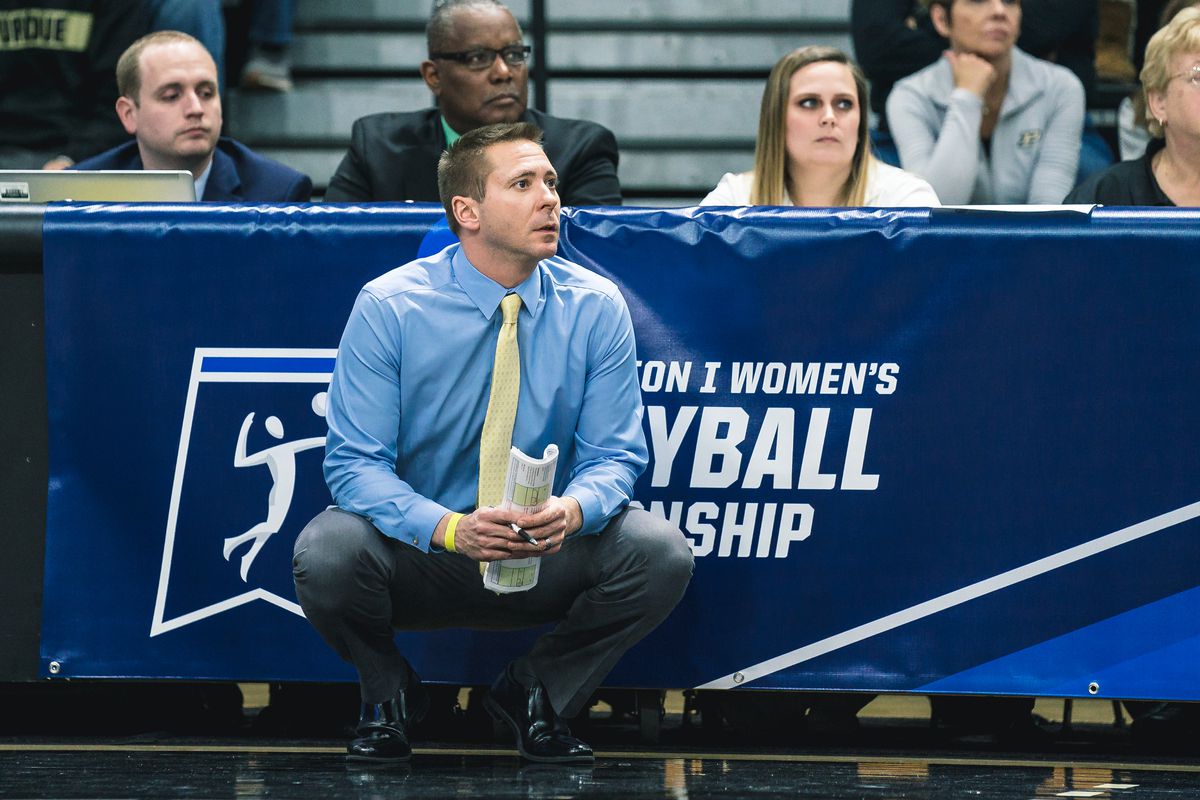 Marquette Volleyball coach Ryan Theis