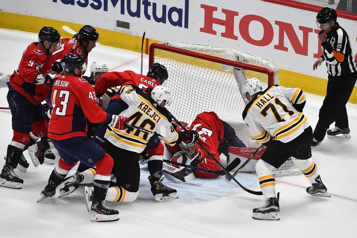 NHL: Stanley Cup Playoffs-Boston Bruins at Washington Capitals