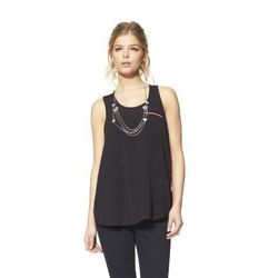 · <a href="http://www.target.com/p/prabal-gurung-for-target-pebble-racerback-tank-top-black/-/A-14305524#?lnk=sc_qi_detaillink">Racer-back tank top in black</a>, $19.99: All sizes available