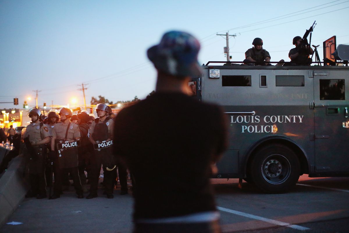 Police in Ferguson, Missouri