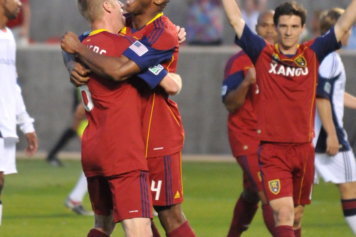 Jamison Olave and Nat Borchers the heart of the RSL defense.