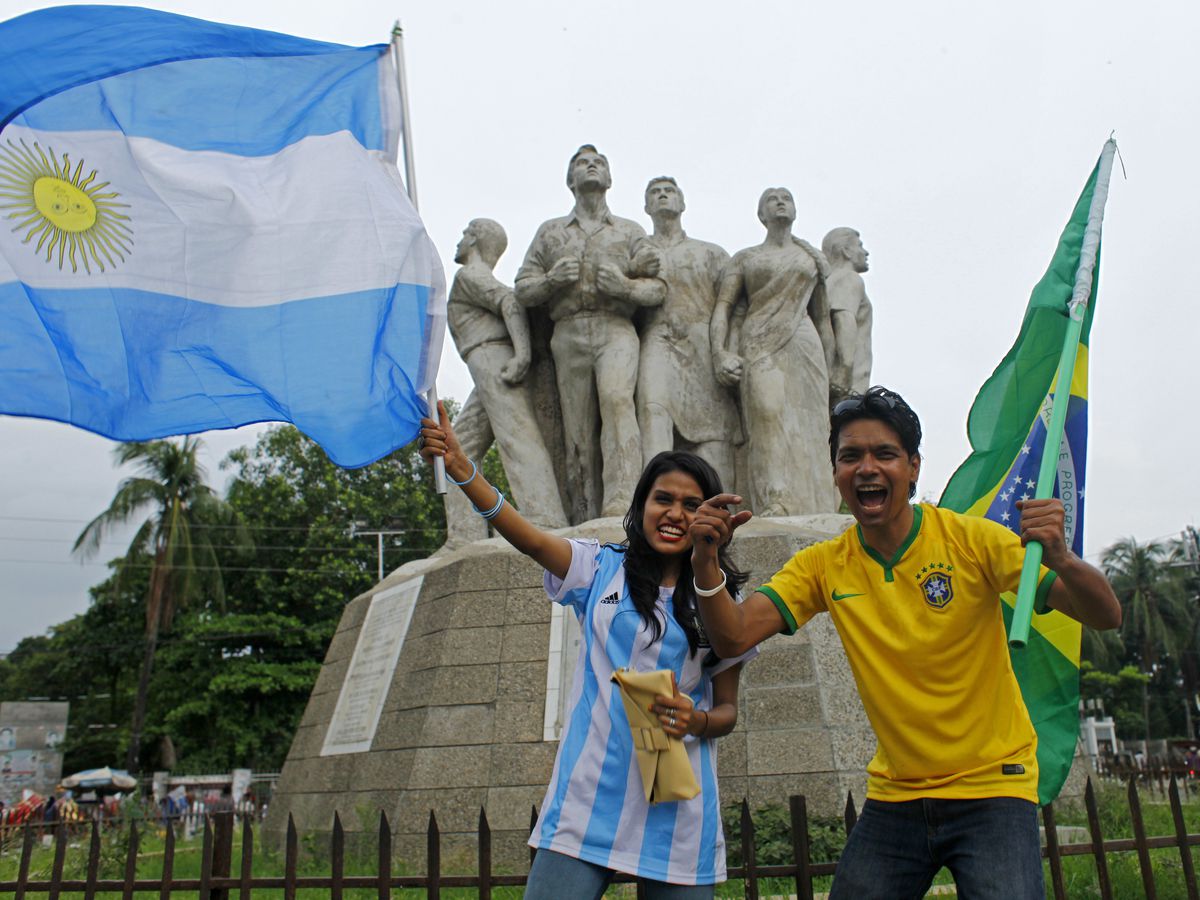 FIFA world cup fever in Bangladesh