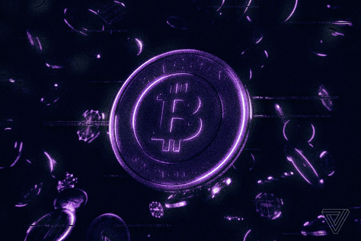 An illustration of bitcoin