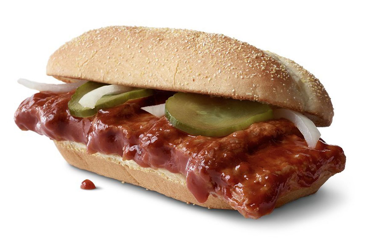The McRib sandwich returns to McDonald’s — everywhere — for a limited time.