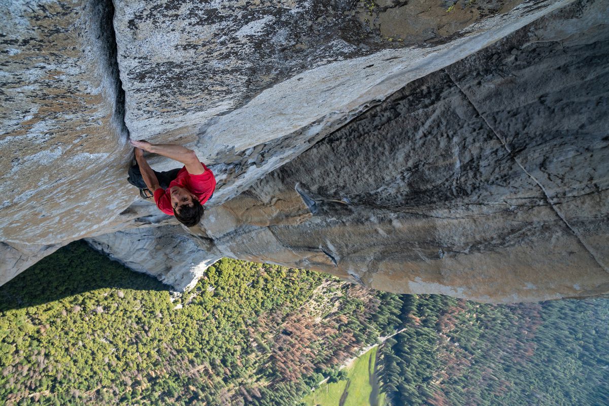 Alex Honnold in the documentary “Free Solo.”