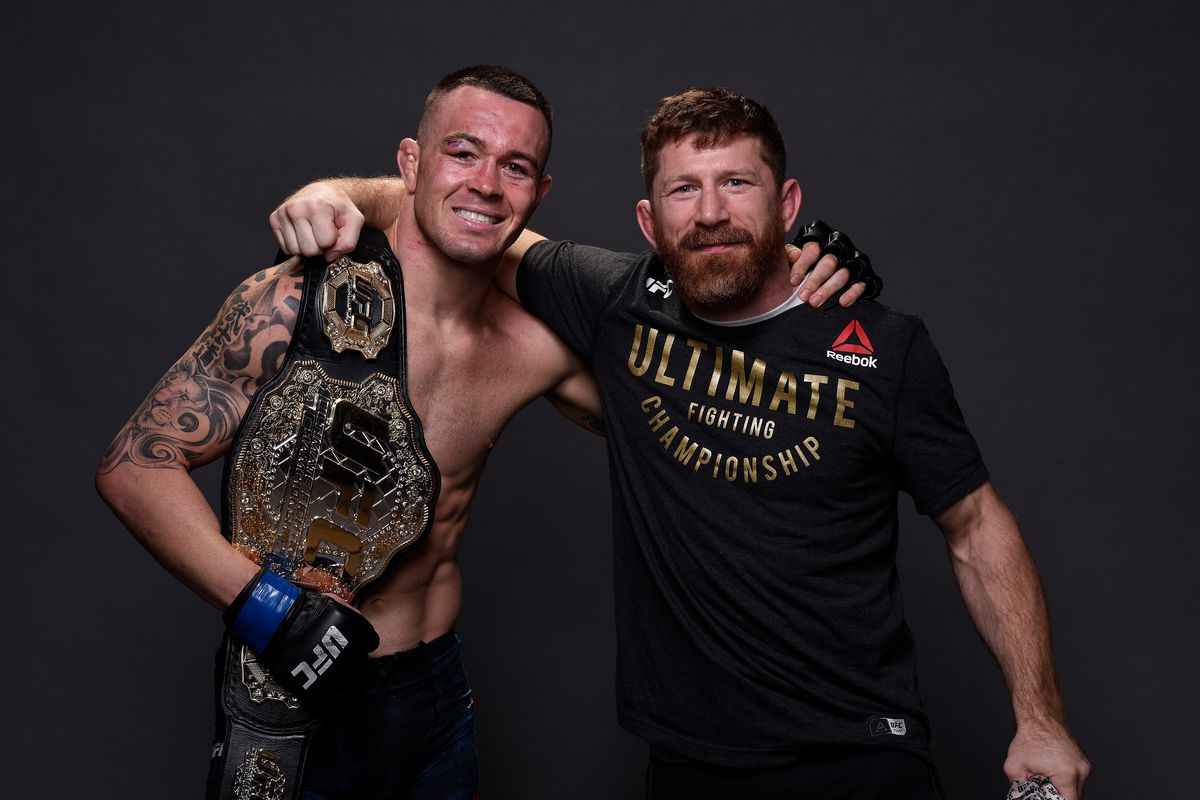 Colby Covington with Mike Brown at UFC 225.