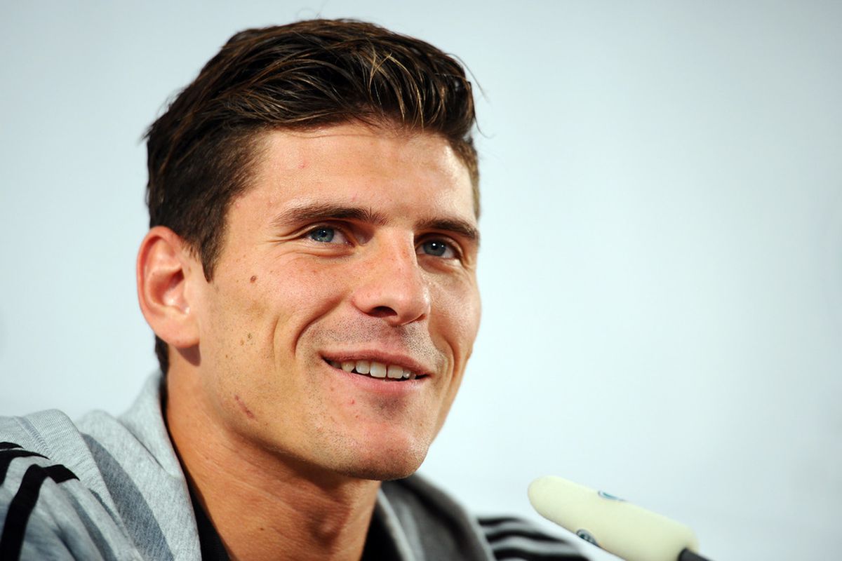 Will George McFly look-alike Mario Gomez be back in the starting line-up and scoring goals again? We can only hope. (Photo by Lars Baron/Bongarts/Getty Images)