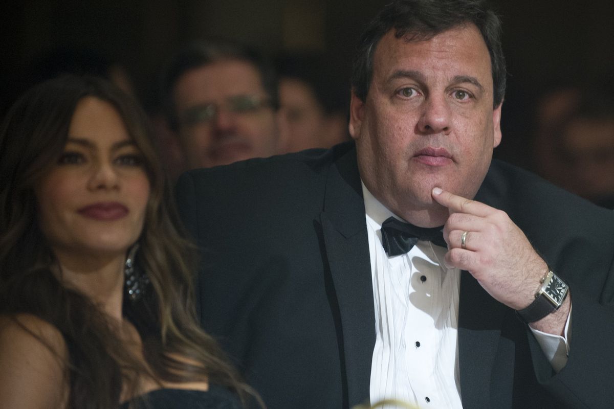 Chris Christie at the White House Correspondents Dinner.