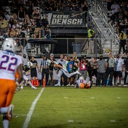 UCF defeats Boise St, 36-31, after an almost 3 hour weather delay