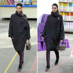 Last but not least, Kendall's fashion month fairytale ended up with an appearance in Chanel's <a href="http://racked.com/archives/2014/03/04/chanel-showgoers-rush-the-elaborate-supermarket-stage.php"target="_blank">supermarket-themed</a> PFW show yesterda