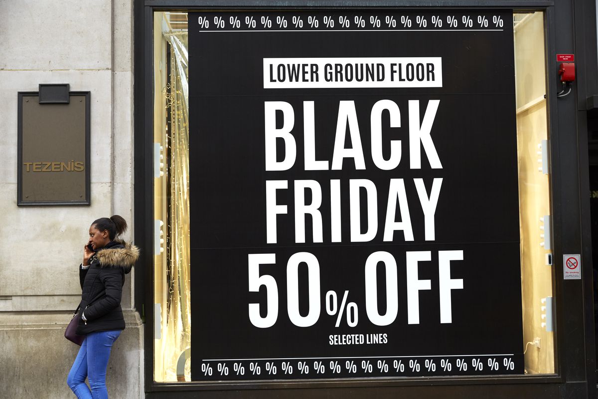 Shoppers Look For Bargains On Black Friday