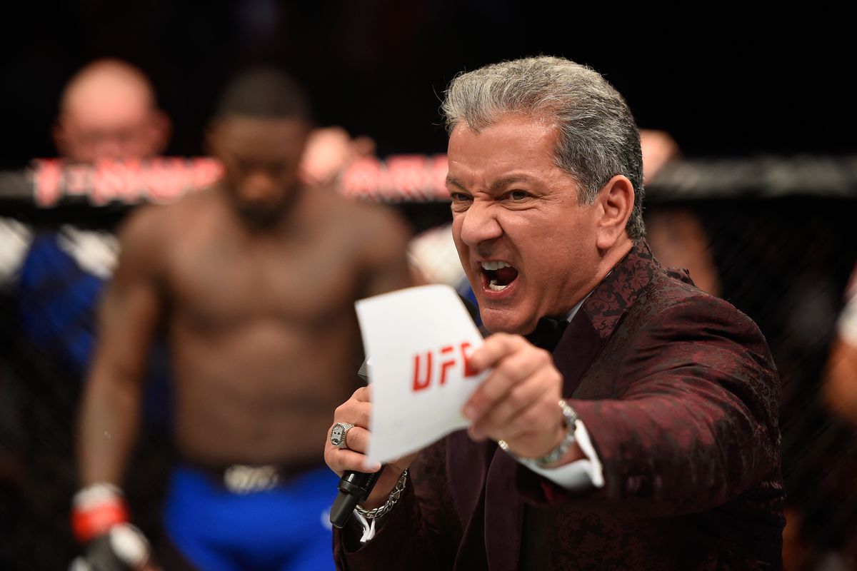 Bruce Buffer introduces Anthony “Rumble” Johnson